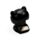 Lucky the Black Cat Katze Mini Solar Pal Wackelfigur