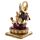 Ganesha-Statue Gold-Rot 14 cm