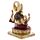 Ganesha-Statue Gold-Rot 14 cm
