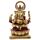 Ganesha-Statue Gold-Rot 14 cm