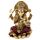Ganesha-Statue Gold-Rot 16 cm