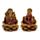 Ganesha & Lakshmi Statuen Lotus 8 cm 2er-Set
