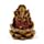 Ganesha & Lakshmi Statuen Lotus 8 cm 2er-Set