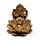 Ganesha & Lakshmi Statuen Lotus 8 cm 2er-Set