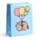 Pusheen the Cat Katze Luftballons Geschenktüte (L)