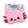 Adoramals Wild Wildtiere Maddie the Axolotl  Kinderhandtuch mit Kapuze