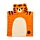 Adoramals Wild Wildtiere Alfie the Tiger Kinderhandtuch mit Kapuze