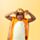 Adoramals Wild Wildtiere Alfie the Tiger Kinderhandtuch mit Kapuze