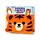 Adoramals Wild Wildtiere Alfie the Tiger Kinderhandtuch mit Kapuze