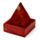Mangoholz Pyramiden Räucherbrenner mit Buddha & Schnitzarbeit