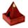 Mangoholz Pyramiden Räucherbrenner mit Buddha & Schnitzarbeit