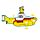 The Beatles Yellow Submarine U-Boot-förmiges Holzpuzzle 130 Teile 