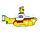 The Beatles Yellow Submarine U-Boot-förmiges Holzpuzzle 130 Teile 