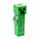 Minecraft Creeper Kaleidoskop in geformter Behälter