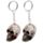 Skulls & Roses Totenkopf & Rosen Schlüsselanhänger