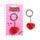J'Adoramals Heart Herz 3D PVC-Schlüsselanhänger