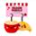 Squidglys J'Adoramals Croissant & Kaffee Mini-Schlüsselanhänger 2er-Set