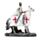 Mittelalter Kreuzritter Ritter zu Pferd Beschützer Statue