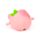 Foodiemals Peach Pfirsich LED-Lampe Nachtlicht & Handy-Halter