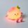 Foodiemals Peach Pfirsich LED-Lampe Nachtlicht & Handy-Halter