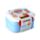 Foodiemals Stapelbare Bento-Lunchbox mit Besteck & Clipverschluss