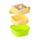 Adoramals Wild Wildtiere Stapelbare Bento-Lunchbox mit Clipverschluss
