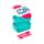 Hatsune Miku Anime Stapelbare Bento-Lunchbox mit Besteck & Clipverschluss
