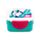 Hatsune Miku Anime Stapelbare Bento-Lunchbox mit Besteck & Clipverschluss