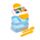 Peanuts Snoopy & Woodstock Bento-Lunchbox mit Besteck & Clipverschluss