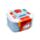 Peanuts Snoopy & Woodstock Bento-Lunchbox mit Besteck & Clipverschluss
