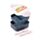 Pusheen the Cat Katze Sushi-Club Stapelbare Bento-Lunchbox mit Besteck & Clipverschluss