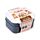 Pusheen the Cat Katze Sushi-Club Stapelbare Bento-Lunchbox mit Besteck & Clipverschluss
