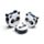 Adoramals Pandaform Lunchboxen Brotdosen 3er-Set