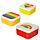 Somewhere Rainbow Regenbogen Lunchboxen Brotdosen 3er-Set S/M/L