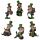 Irland Leprechaun Irischer Kobold Sammlerfigur 6-7cm