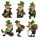 Irland Leprechaun Irischer Kobold Magnete 6 Designs
