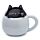 Feline Fine Katze Tasse mit Tier-Deckel