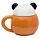Adoramals Panda Becher mit Tier-Deckel