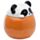 Adoramals Panda Becher mit Tier-Deckel