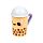 Foodiemals Boba the Bubble Tea Keramikbecher mit Deckel