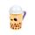 Foodiemals Boba the Bubble Tea Keramikbecher mit Deckel