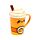 Foodiemals Pumpkin Spiced Latte Keramikbecher mit Deckel
