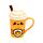 Foodiemals Pumpkin Spiced Latte Keramikbecher mit Deckel