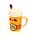 Foodiemals Pumpkin Spiced Latte Keramikbecher mit Deckel