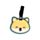 Adoramals Shuggs the Shiba Inu Hund PVC-Kofferanhänger