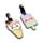 Foodiemals Eiscreme & Eis am Stiel PVC-Kofferanhänger 2er-Set