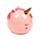 Enchanted Rainbows Unicorn Einhorn Rosa Keramik-Spardose