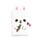 Adoramals Frances the Rabbit Hase Plüsch-Notizbuch mit Schloss & Schlüssel