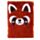 Adoramals Roter Panda Fluffies Plüsch Notizbuch