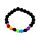 Mineralien Schmuck Chakra-Armband mit Lavastein-Perlen & Edelsteinen